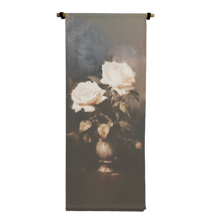 3'x6' Canvas Scroll - Rose 3 for wholesale by Brayden and Brooks
