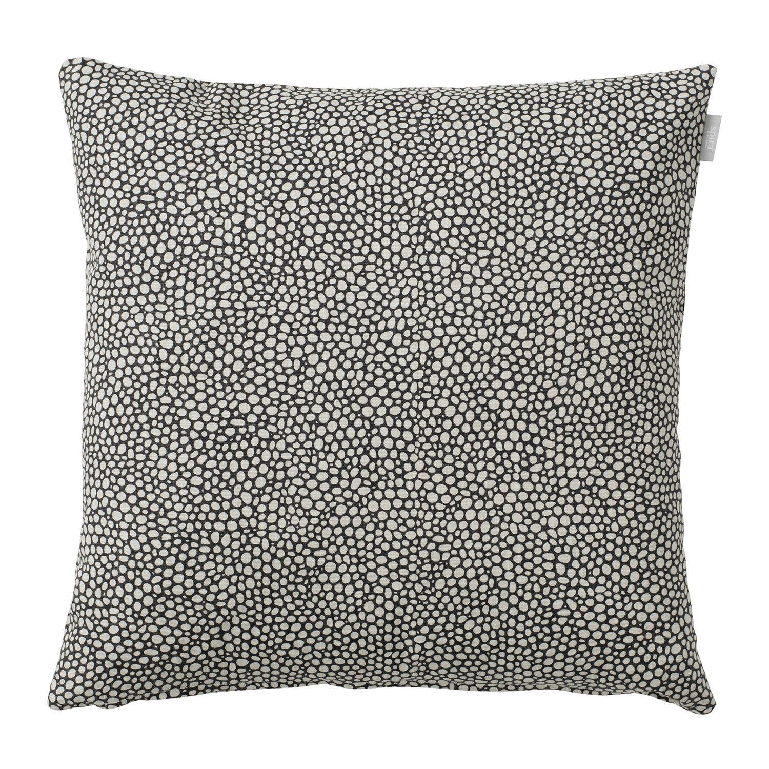 Spira of Sweden - Wholesale Throw Pillow Cover - DOTTE 50 Cushion Cover 50x50 cm - Asphalt0