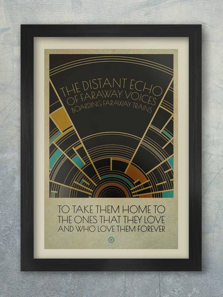 Down in The Tube Station - Music Poster Print for wholesale by The Northern Line