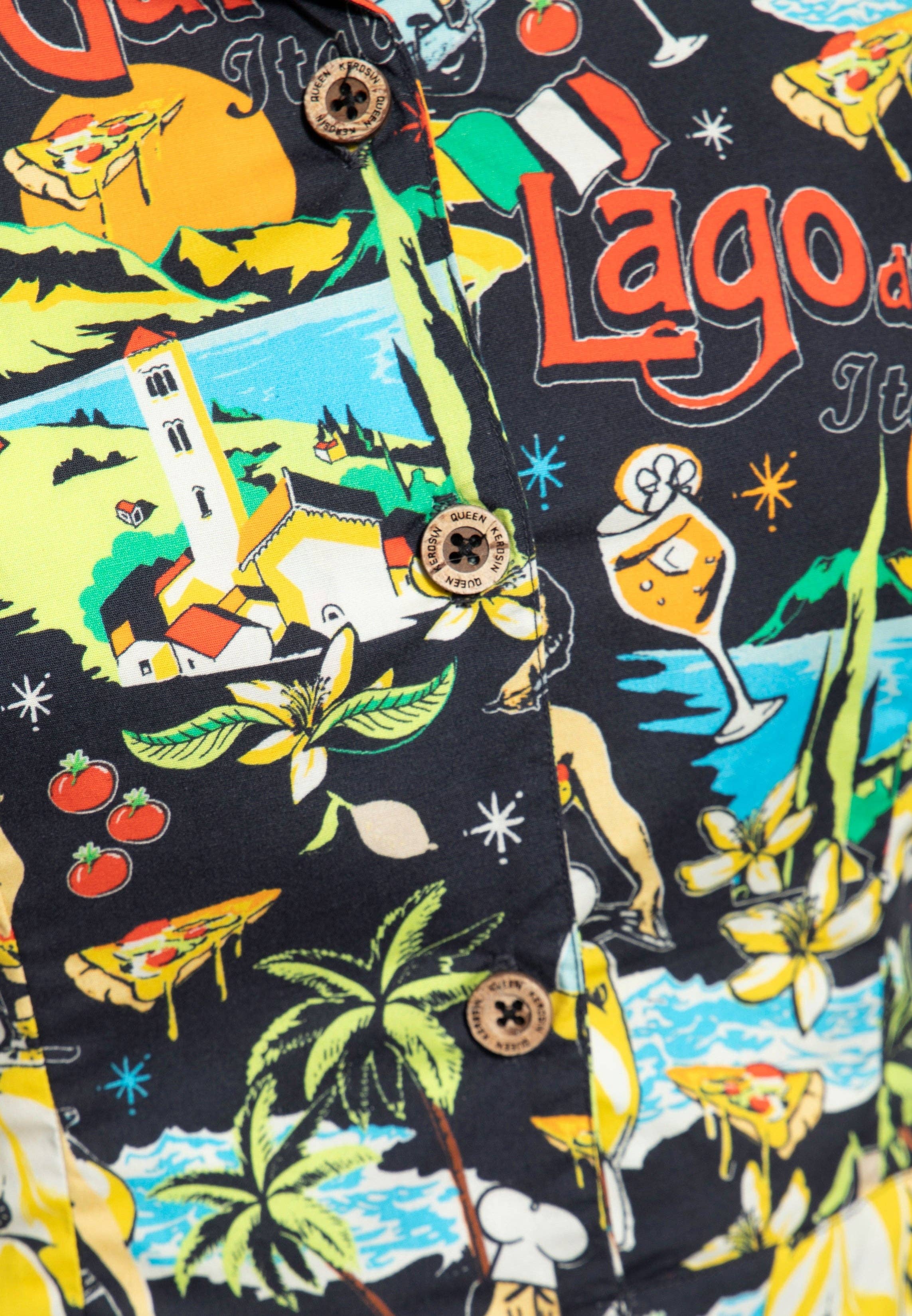 KING KEROSIN – Großhandel Bluse – Damen – Hawaiibluse «Lago di Garda»7