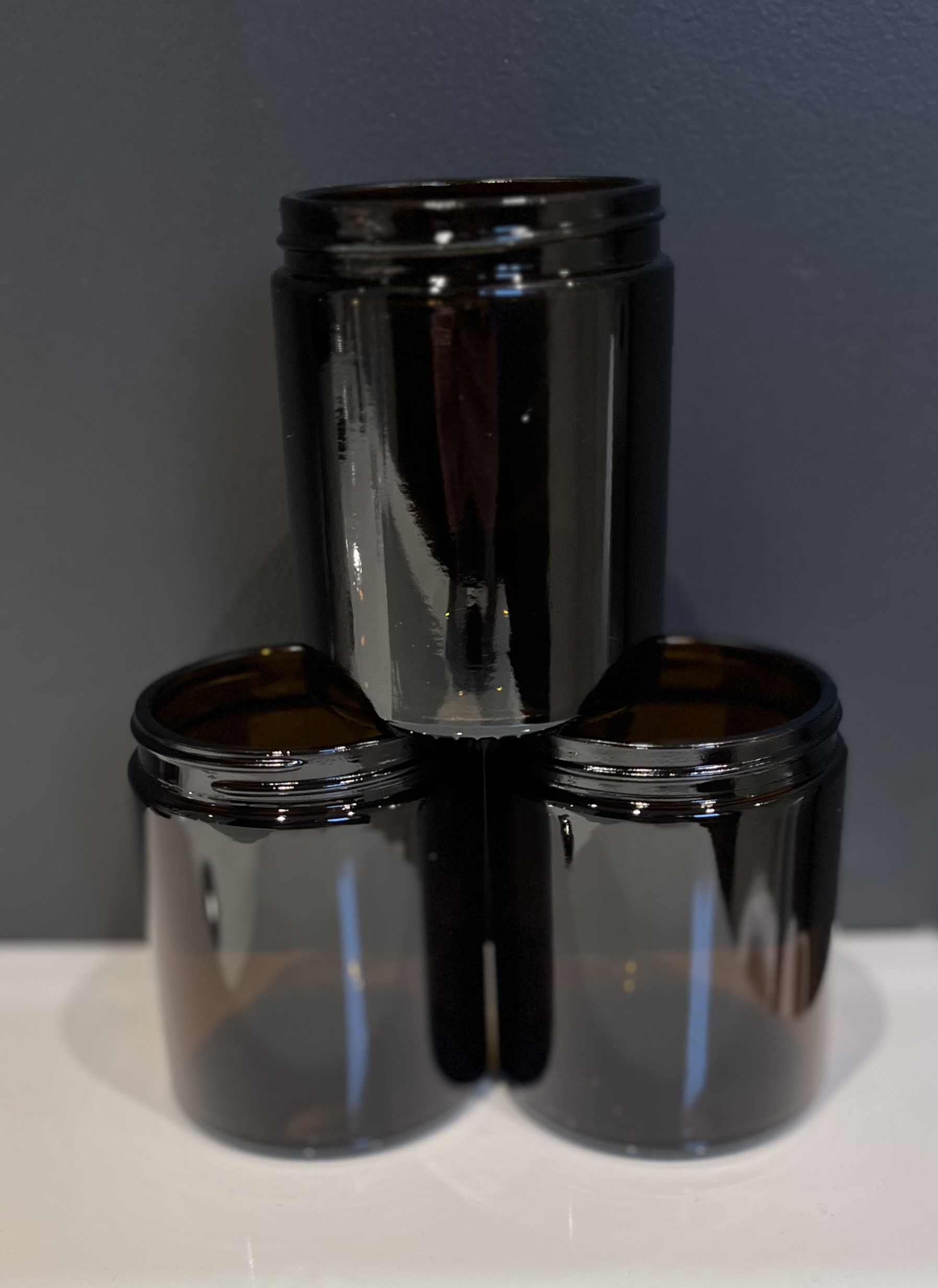 angar - Wholesale Jar/Filled Candle - White label candle, amber jar, scented soy wax candle4