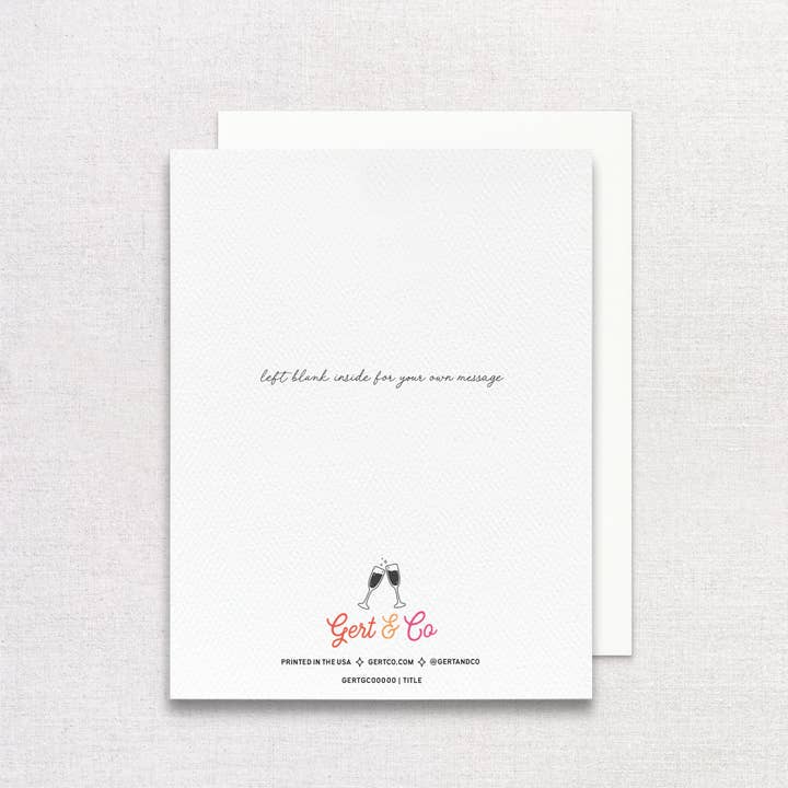 Gert & Co - Wholesale Baby Card - New Grandparents Greeting Card | Congrats on Grandchild Card