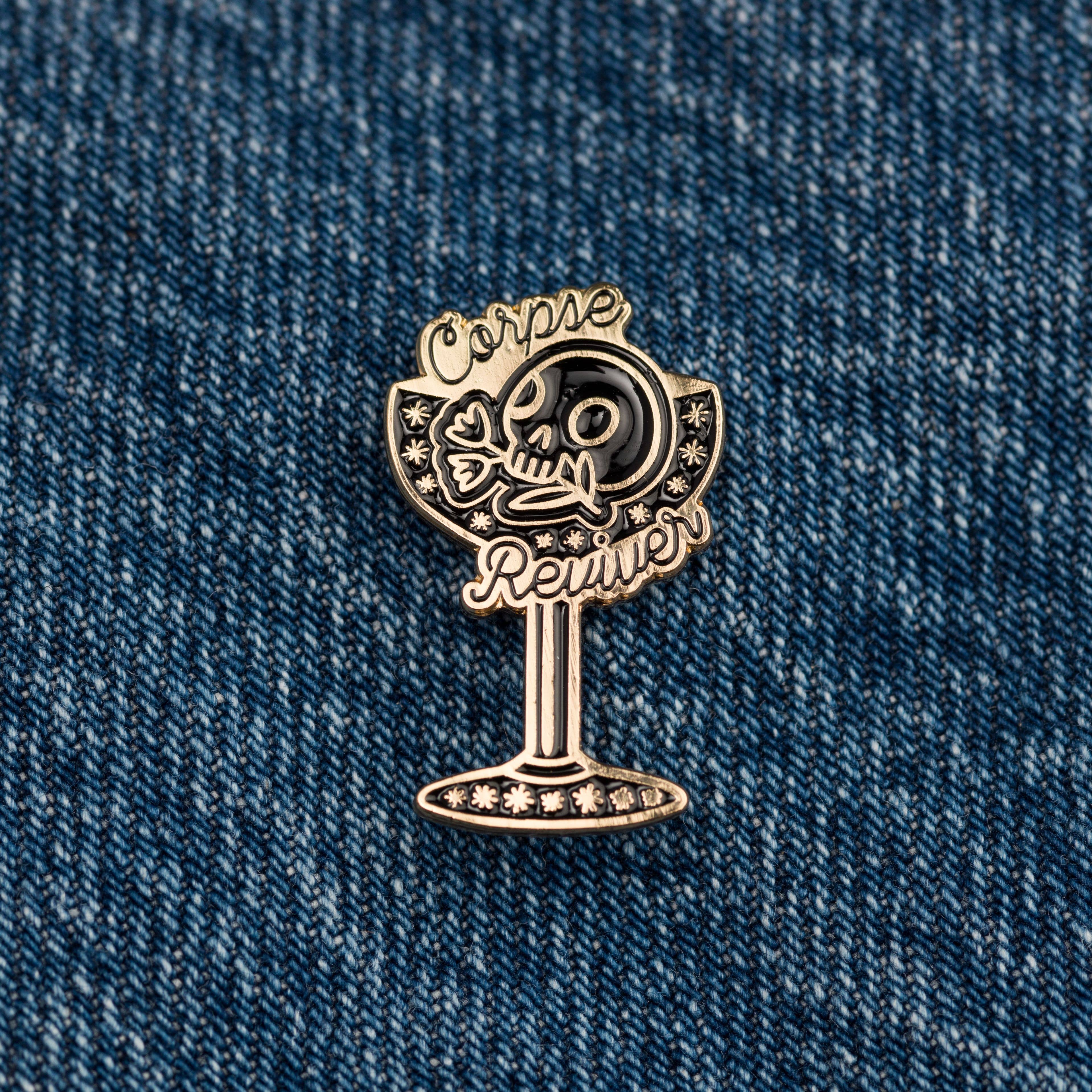 Love & Victory - Wholesale Lapel Pin/Button - Corpse Reviver Cocktail Pin