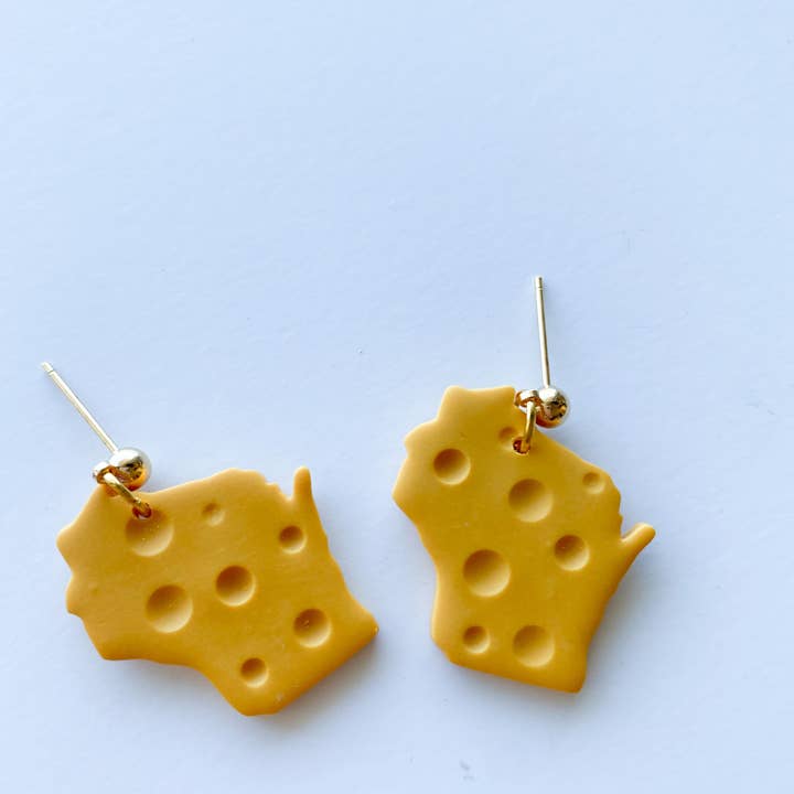 Design With Purpose - Wholesale Dangle Earrings - Cheesehead Green Bay Packers Earrings8