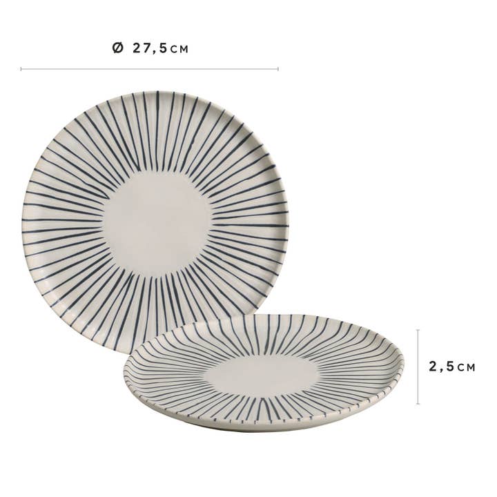 Porto Brasil - Wholesale Dinner Plate - Bio Stoneware Elemento Dinner Plate, 10.8"