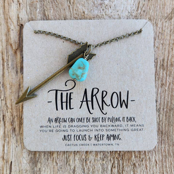 "El Collar Inspirador 'La Flecha'" para venta al por mayor de Cocklebur & Co.