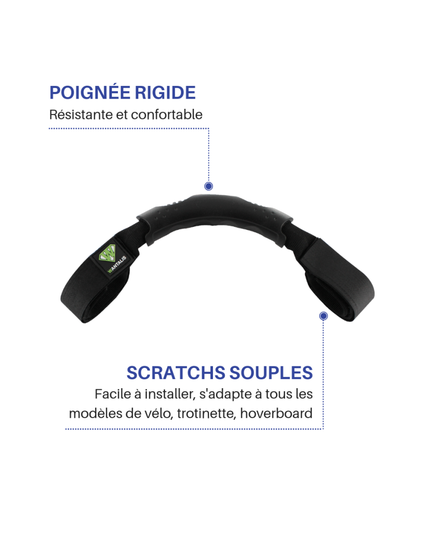 Black Pikee Universal Handle for Bike, Scooter, Hoverboard for wholesale on Faire1