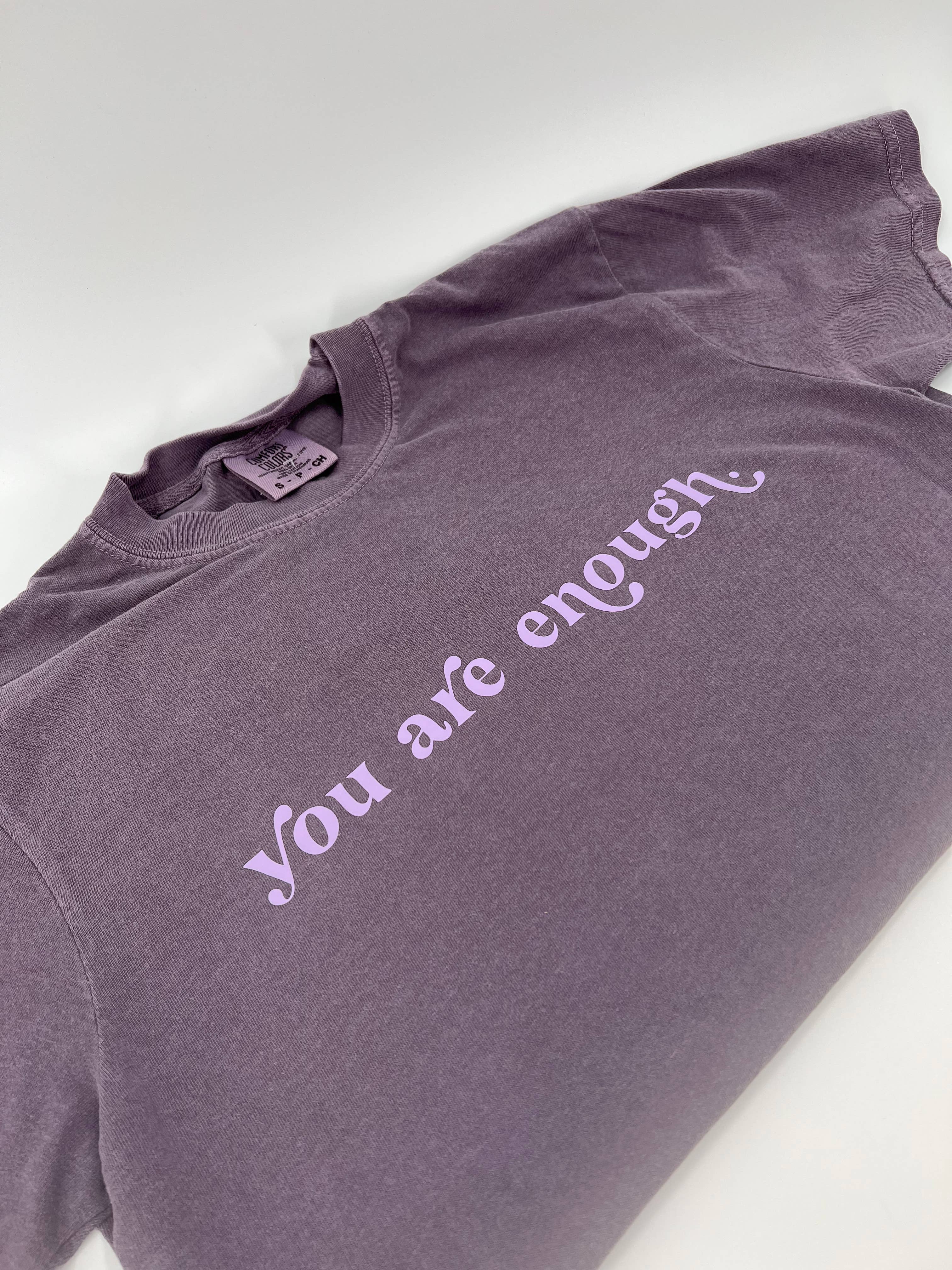 Ellie Jade Co - Wholesale Screen Printed T-Shirt - Women's - You Are Enough Short Sleeve Tee2