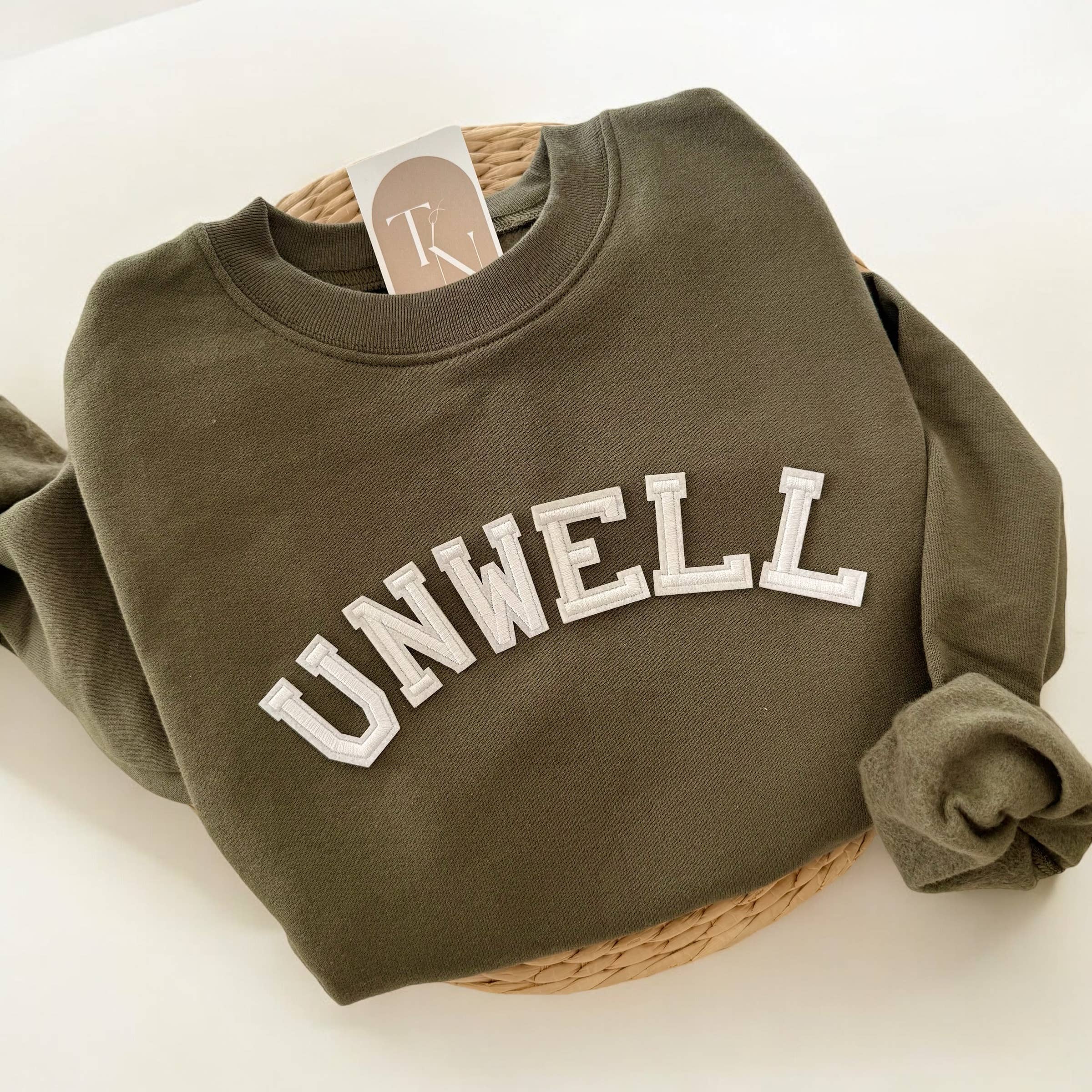 Threads And Needles, INC. – wholesale Graphic sweatshirt – Women’s – UNWELL Sweatshirt, Funny Sweatshirts1