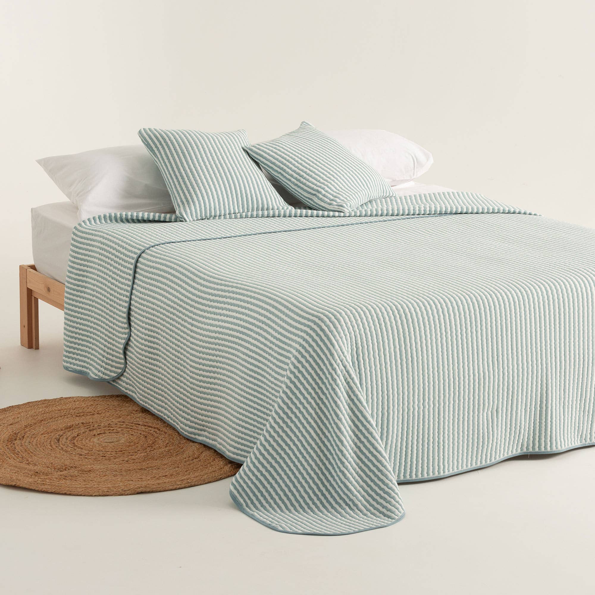 GAMUSI - Wholesale Quilt - NISA light cotton jacquard striped bedspread0