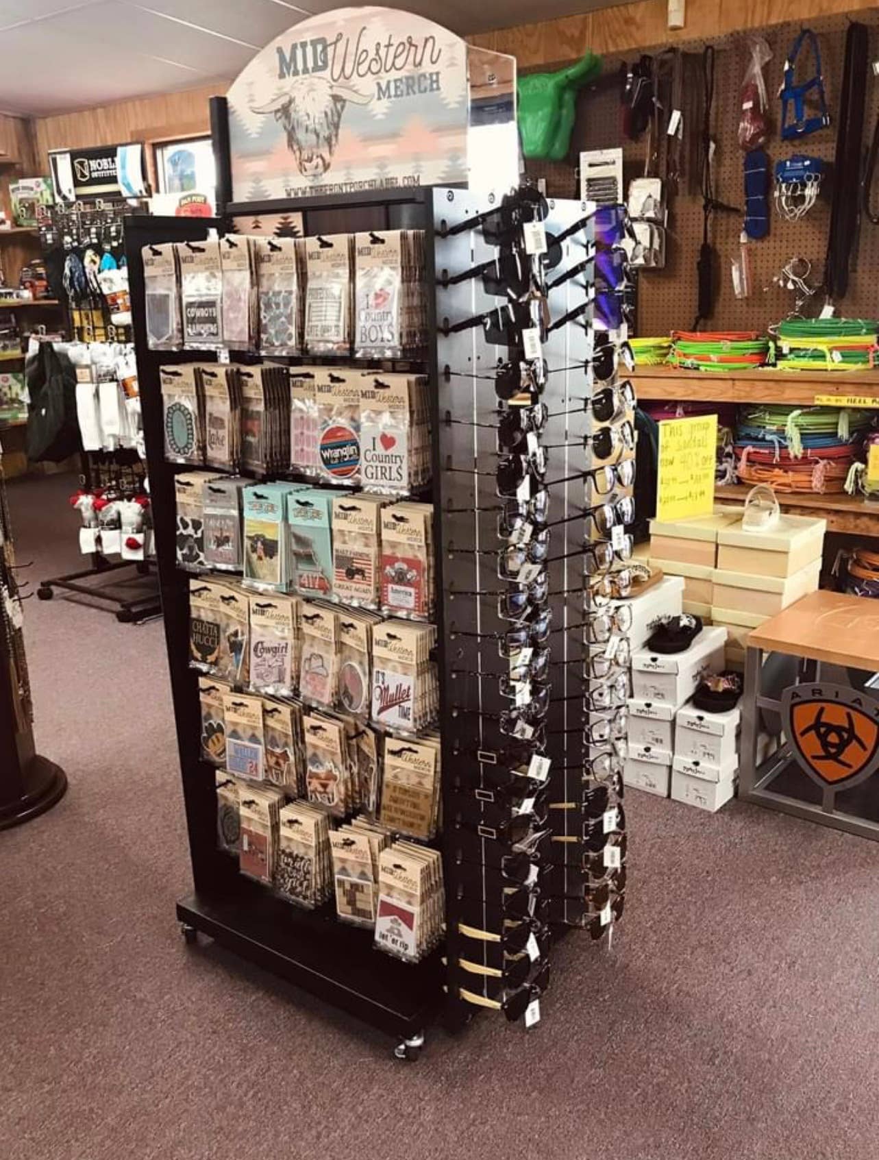 The Front Porch Label - Wholesale Retailer Display - Accessories - Display with Matching Signage for Bundles SHIPS FREE1