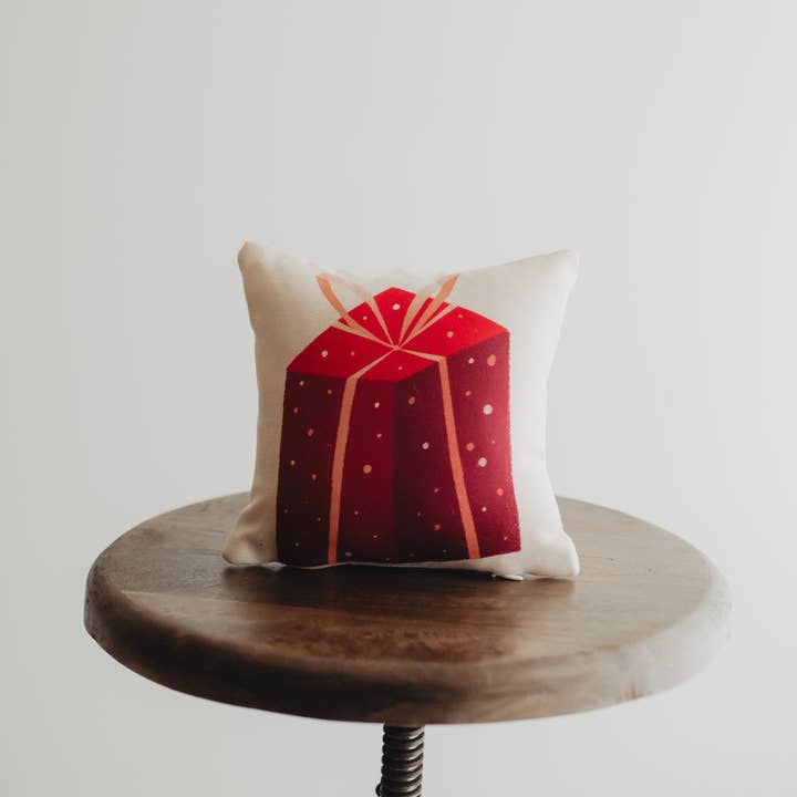 UniikPillows – Engroshandel Pyntepude – Nordic Mini Red Gave Pude | 8x8 | Små puder | Små Puder | Søstergave | Bedstemor Gave | Bedste ven julegave | Mor gave3