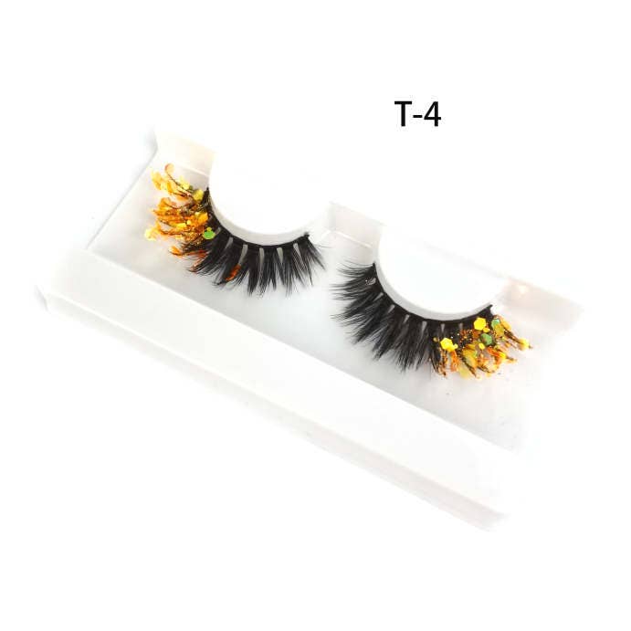 SugarQuoteMeNot LLC - Wholesale False/Fake Eyelashes - Glam Glow-in-the-Dark & Luminous Glitter Glam Eyelashes43