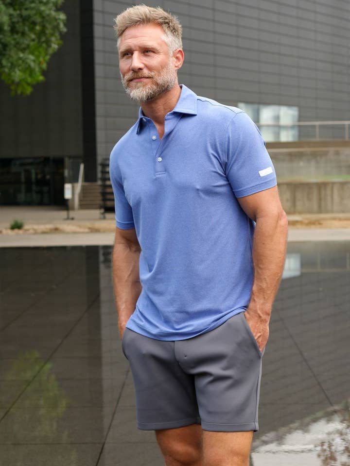 USA Palm - Wholesale Polo - Men's - Heathered Polo26