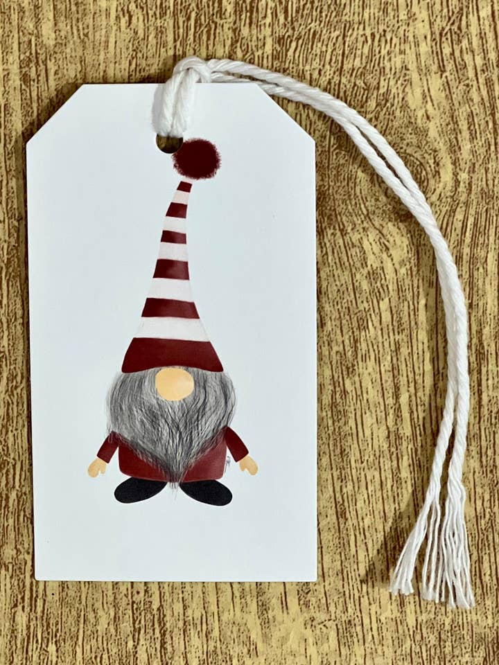 Gnome Gift Tag for wholesale by k.Patricia Designs