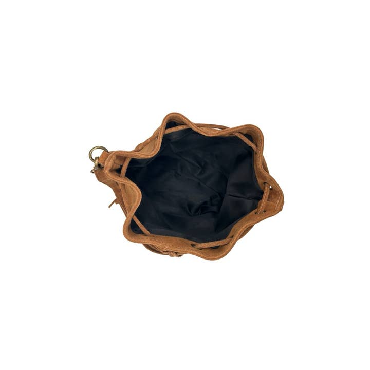 Louisa lee - Wholesale Shoulder Bag - Women's - AURÉLIA SUEDE LEATHER BUCKET BAG5