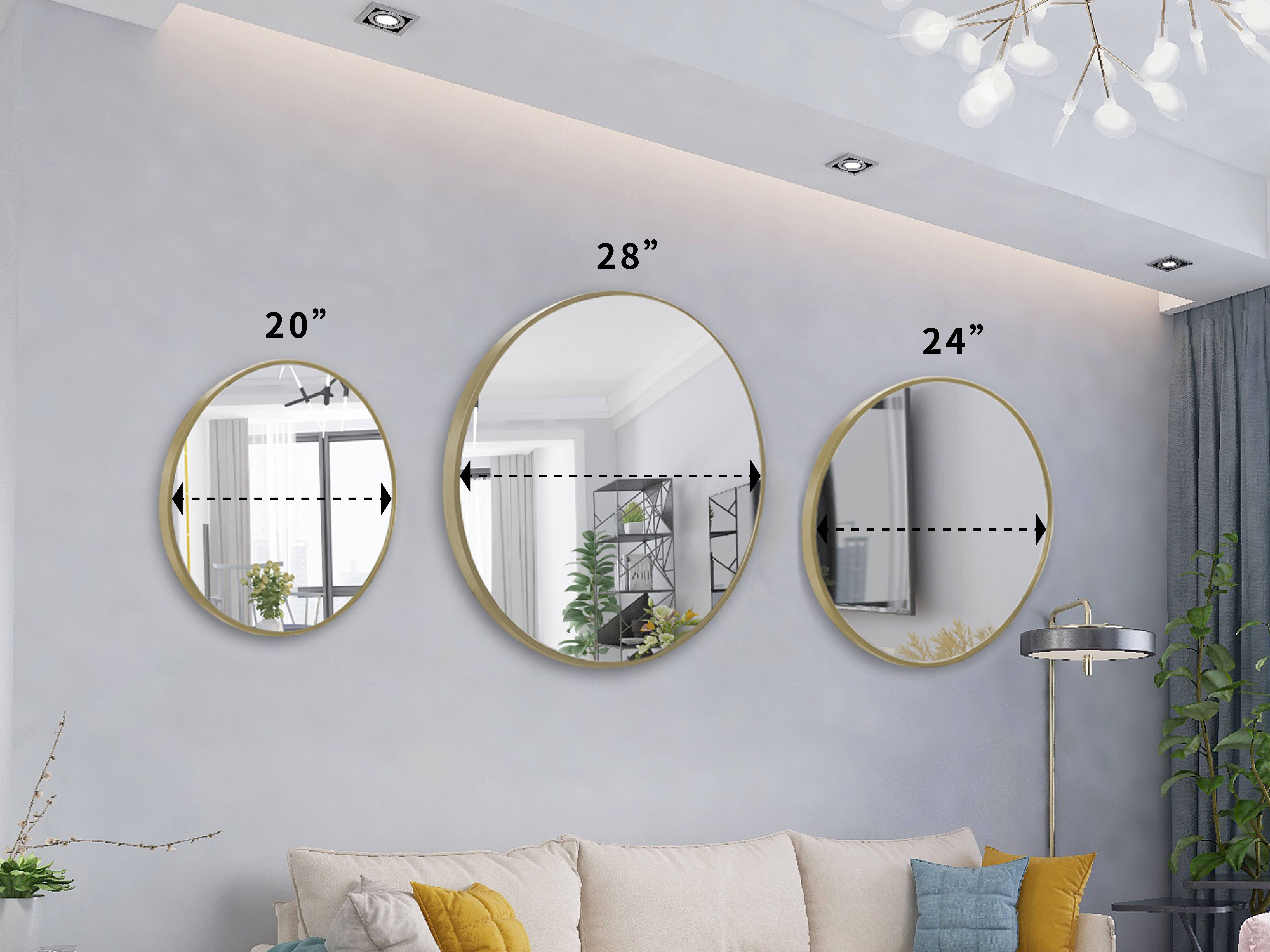 LivingTaste Home Inc - Wholesale Wall Mirror - Round Circle Mirror Frame7