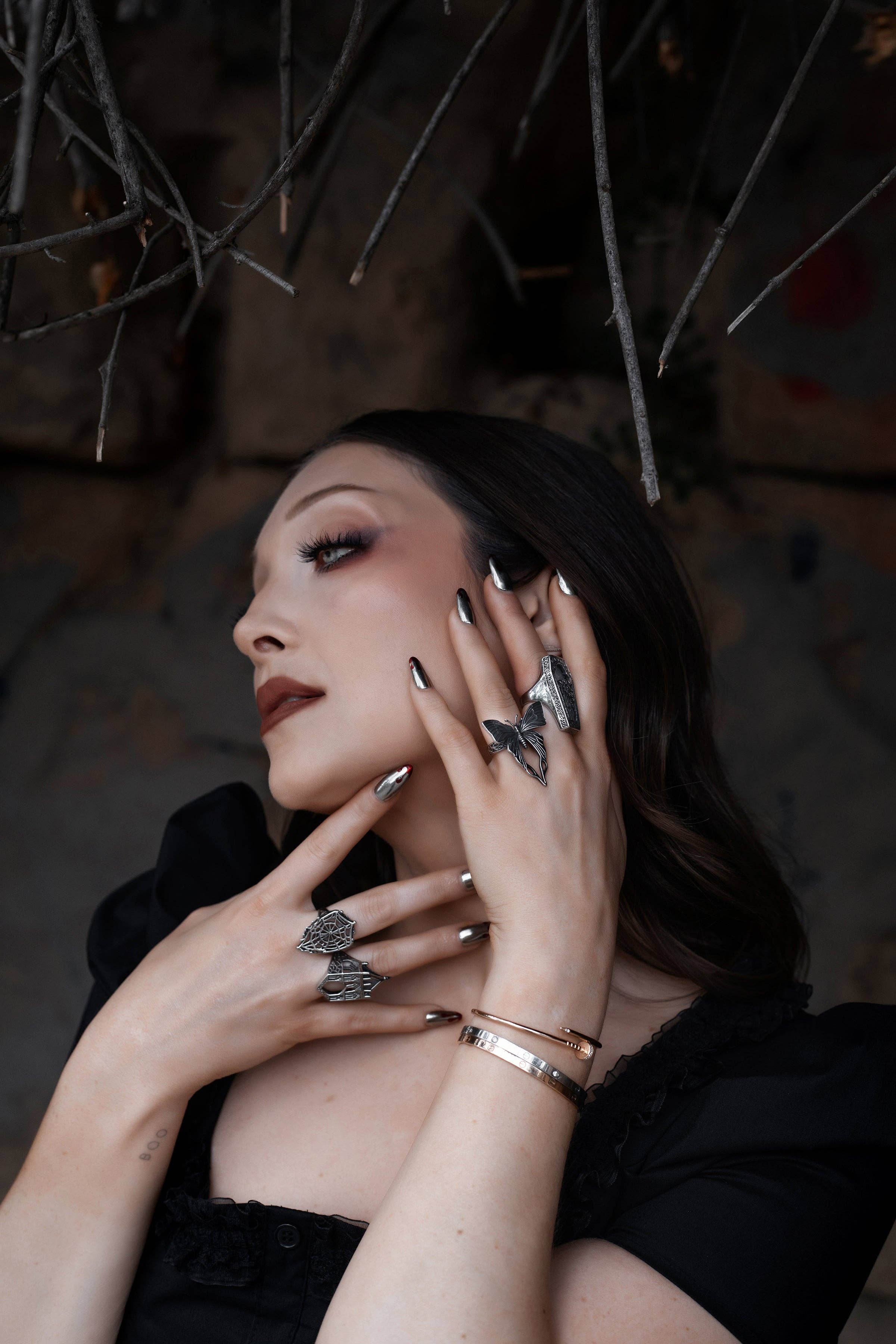 Lively Ghosts - Wholesale Cocktail/Statement Ring - Arachne Ring9