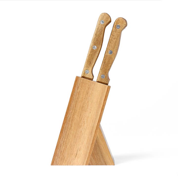 Livoo - Venta al por mayor Juego de cuchillos - Bloque de 6 cuchillos para carne