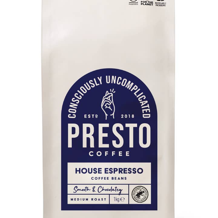Presto Coffee – wholesale Coffee beans – House Espresso 1kg0