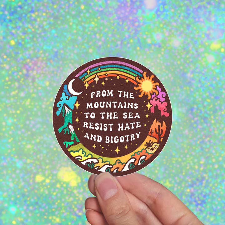 Resist Hate - Sticker for wholesale by SeeknRevel