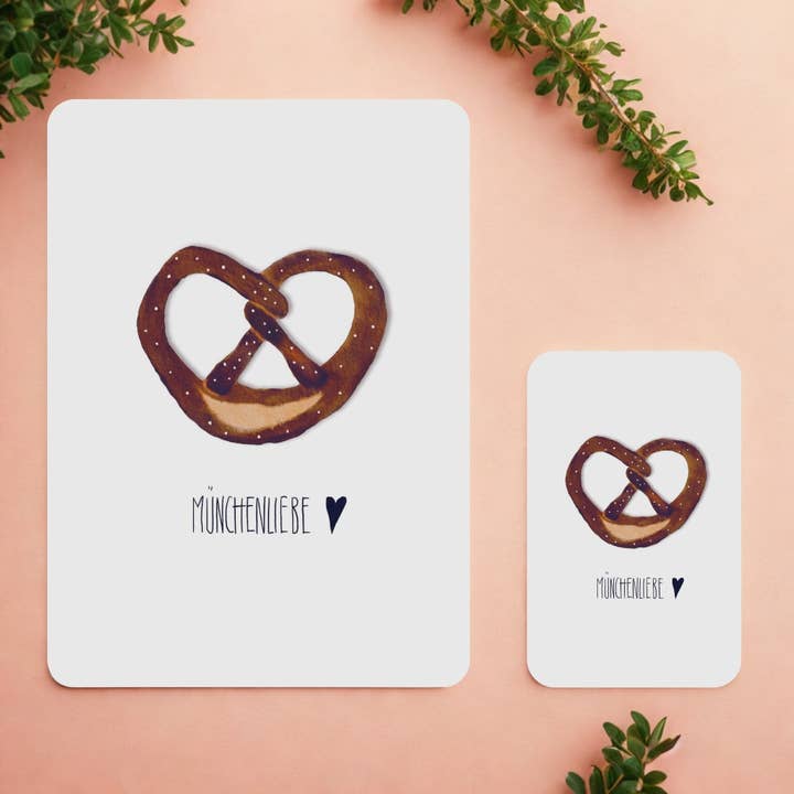 Minikarte - Breze Münchenliebe für den Großhandel von One in a Melon