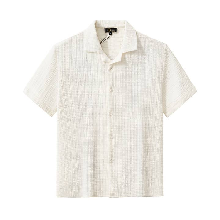 Set Loft – Camicia a Maniche Corte Testurizzata e Pantaloni-TAUPE per la vendita all'ingrosso da parte di BAROCCO