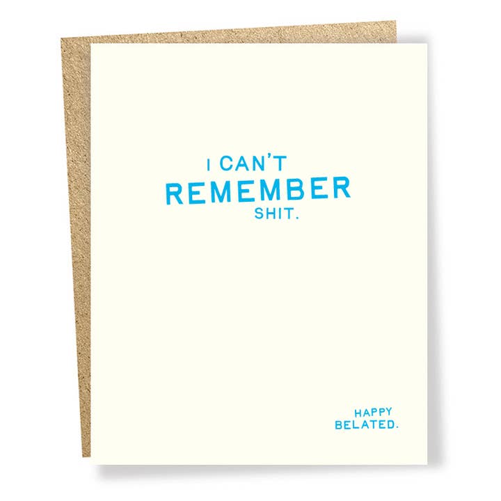 #2150: Remember Card for wholesale by Sapling Press