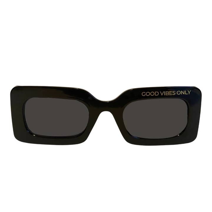 Good Vibes Sunglasses | Black for wholesale by Gleam Eyewear