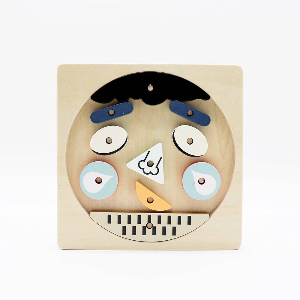 Leo & Friends - Wholesale Puzzle - Kids - Leo & Friends Funny Faces Educational Wooden Puzzle9