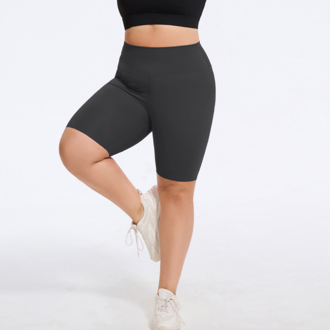 Sodalemon - Wholesale Sportkledingset - Dames - Plus size dames billenliftende yoga capri legging5