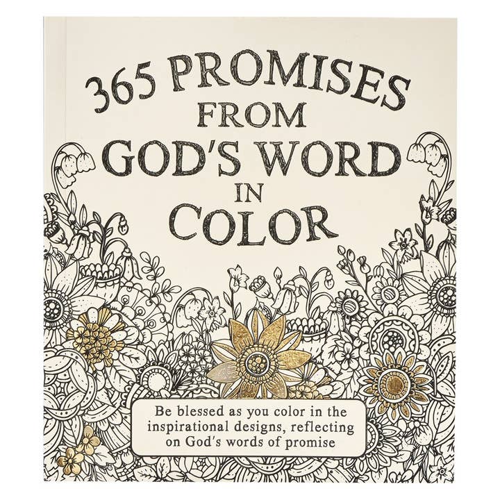 Coloring Devotional 365 Promises God's Word in Color for wholesale by Christian Art Gifts