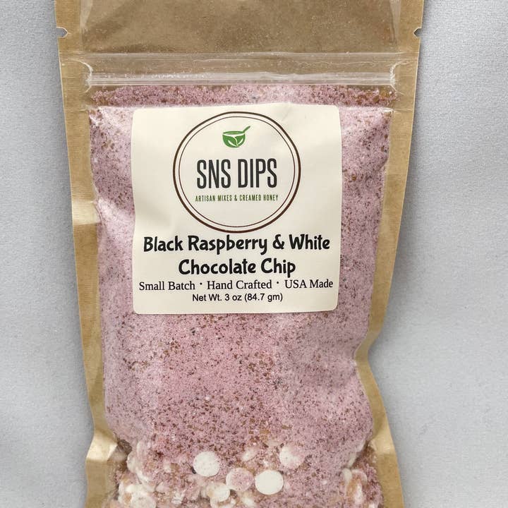 SnS Dips - Wholesale Dip - Black Raspberry White Chocolate Chip0