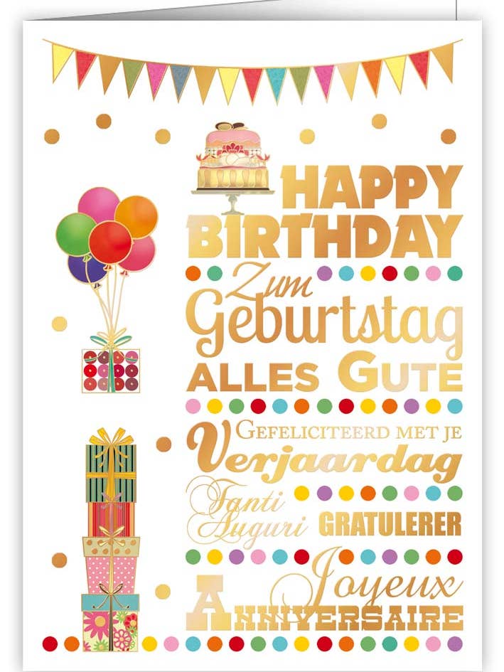 lykønskningskort for engroshandel hos Acte tre US/UK