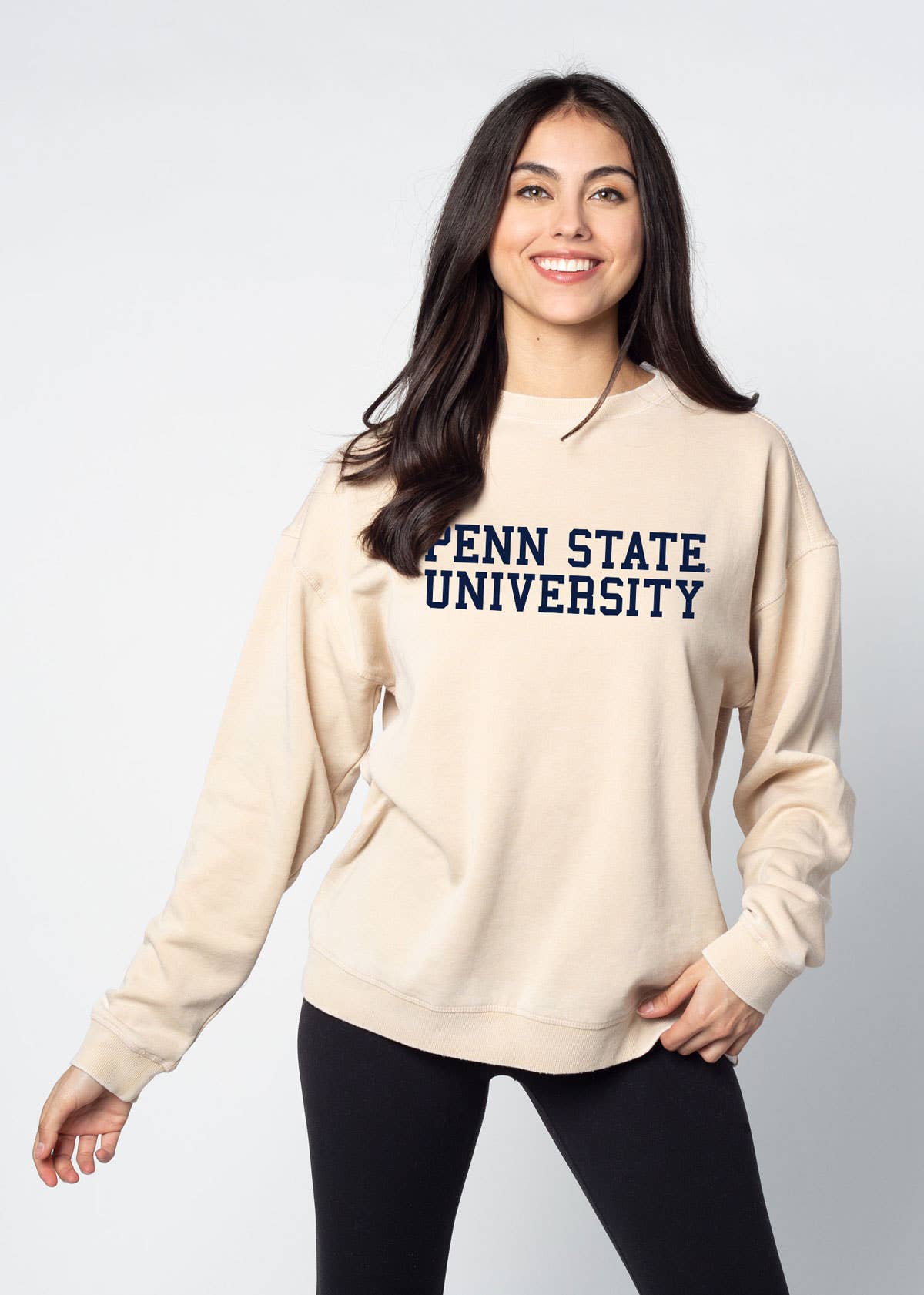 chicka-d - Venta al por mayor Sudadera estampada - Mujer - Sudadera Big Ten Campus Crew11