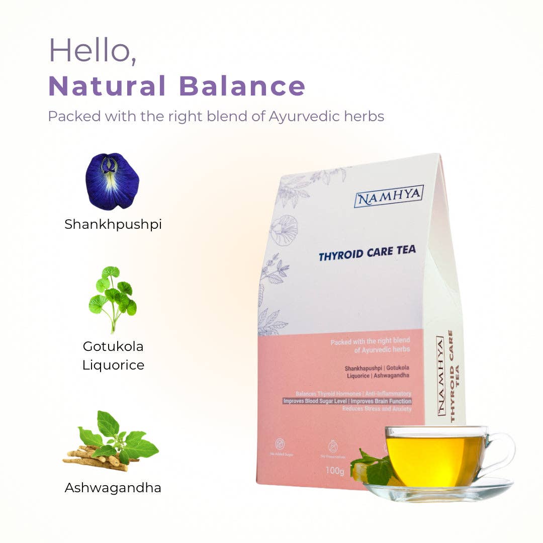 Namhya Ayurveda - Vendita all'ingrosso Tisane salutari e depurative - Tè Namhya per la cura della tiroide per l'ipotiroidismo0