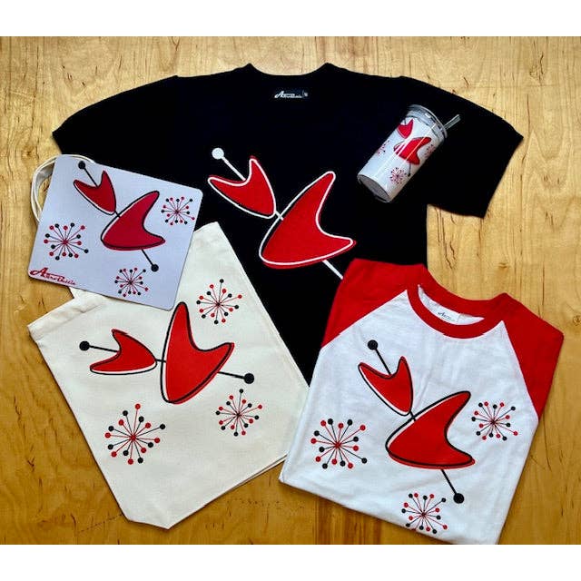 MCM Red Boomerang Black Sweater for wholesale by Astro Bettie