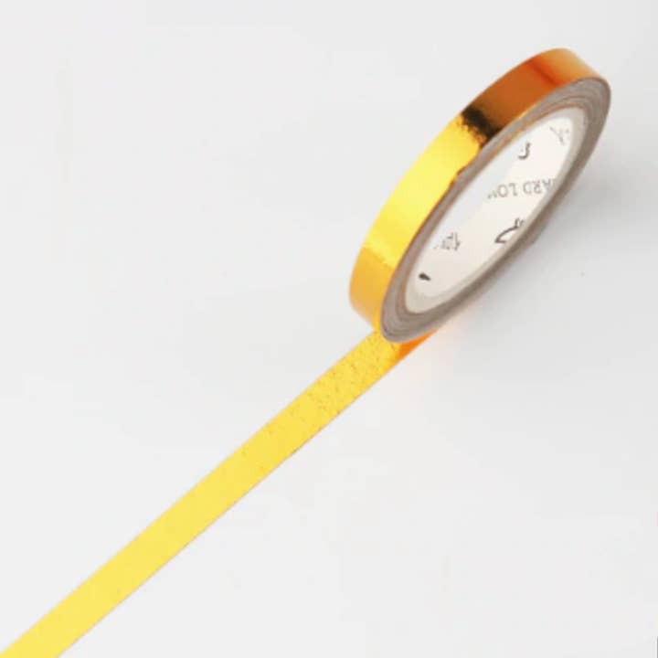 Journal Junkies - Vendita all'ingrosso Nastro washi - Colori Metallici | Nastro Washi Sottile9