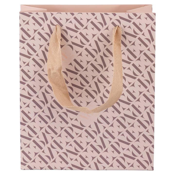 MONOGRAMME VDE SAC CADEAU 16X8X19CM BEIGE pour la vente par VdE Tivoli 1996