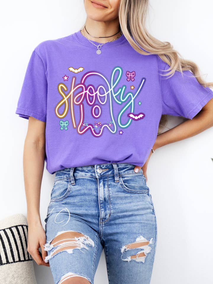 CMD Wholesale - Wholesale T-Shirt (Graphic) - Unisex - Neon Spooky Glow-Up Graphic Tee