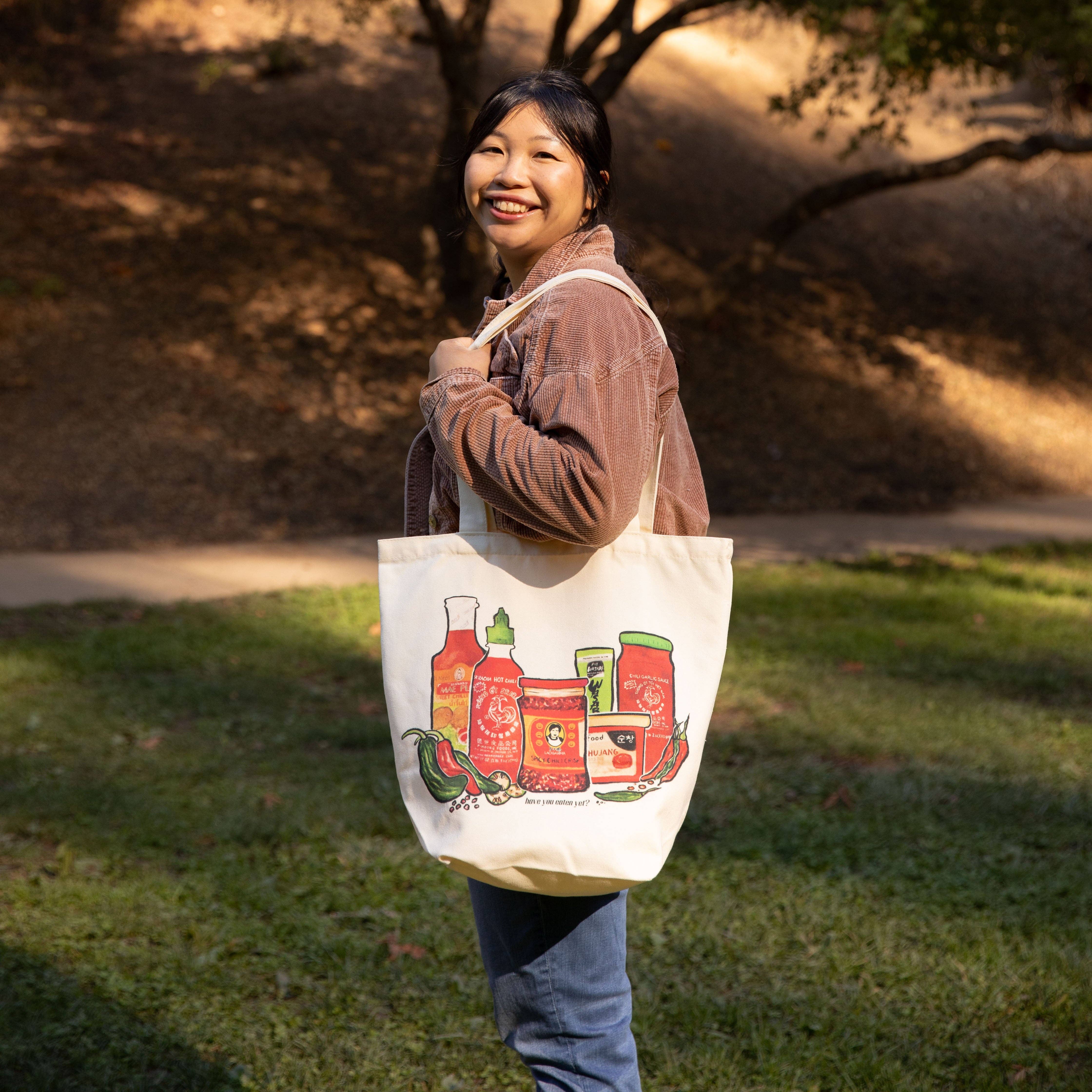 Menmin Made - Wholesale Tote Bag - Women's - Asian Hot Sauces Tote Bag2