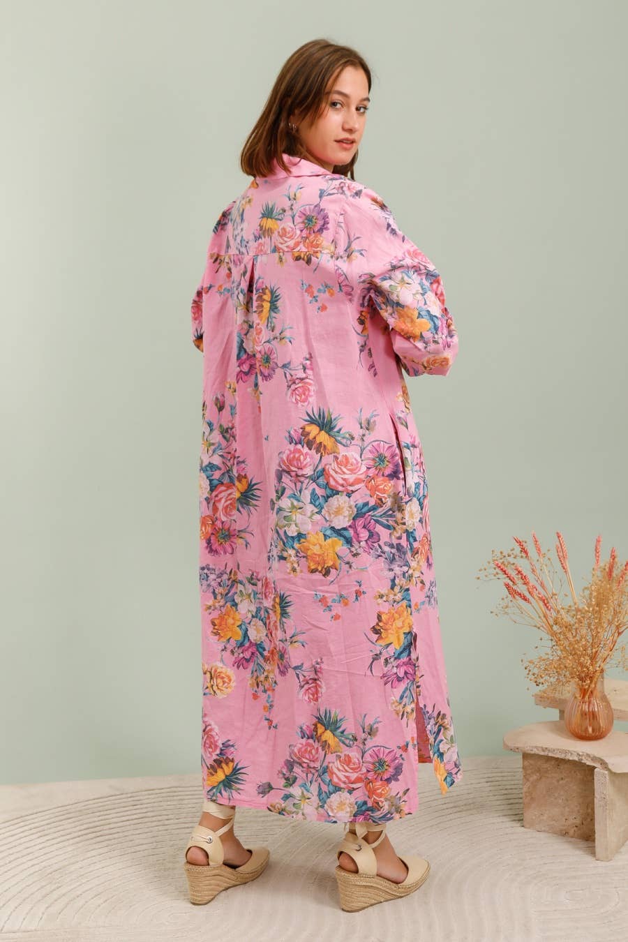 la maison des fibres naturelles - Wholesale Button Down Shirt - Women's - shirt 2753 50% linen 50% cotton11