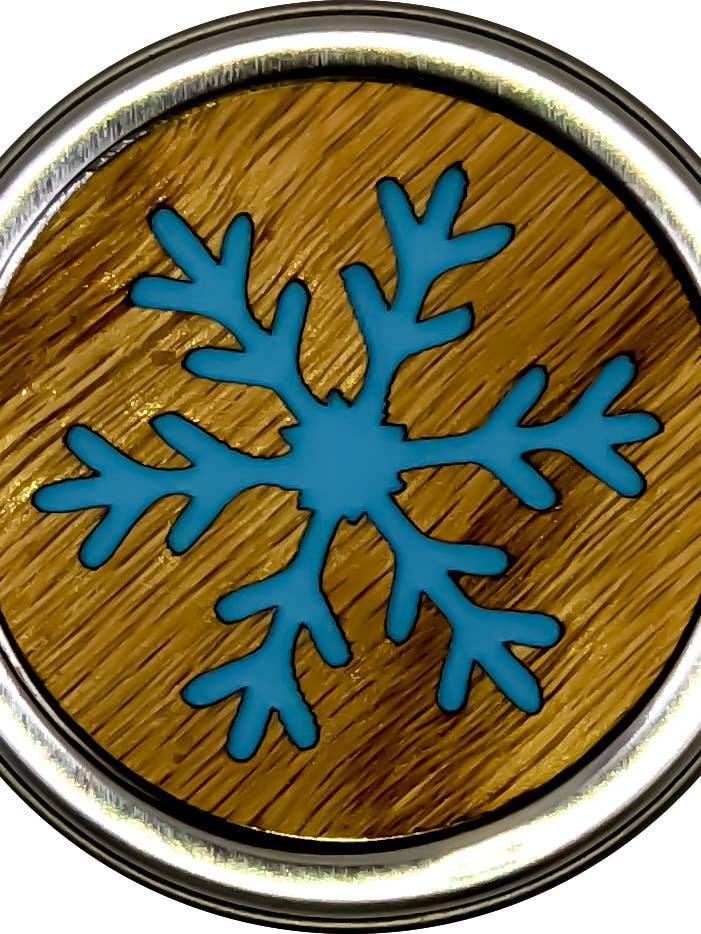 Snowflake 2 Dreambox de madera y metal para venta al por mayor de Woodcutts Inc.