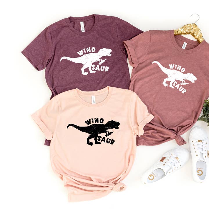 Wine Shirt, Winosaur Shirt, Wino Saur Shirt, Funny Wine for wholesale by Custom T Story