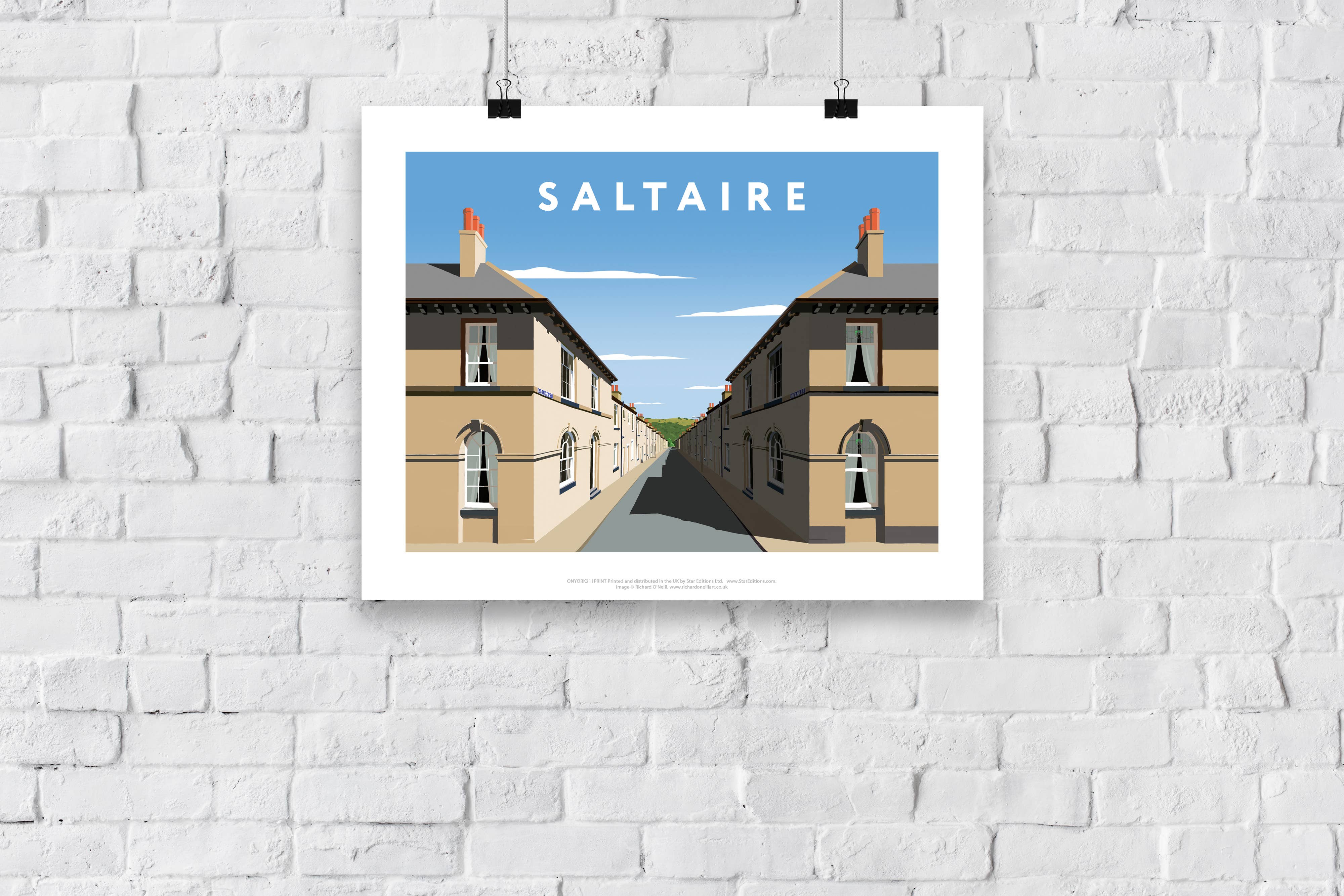 Star Editions – wholesale Art print – Saltaire By Artist Richard O'Neill - Premium Art Print2