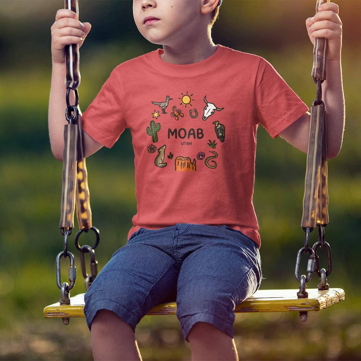 RetroPlanet - Wholesale Screen Printed T-Shirt - Kids - Desert Doodles Icons Name Drop Youth T-Shirt XS-XL11