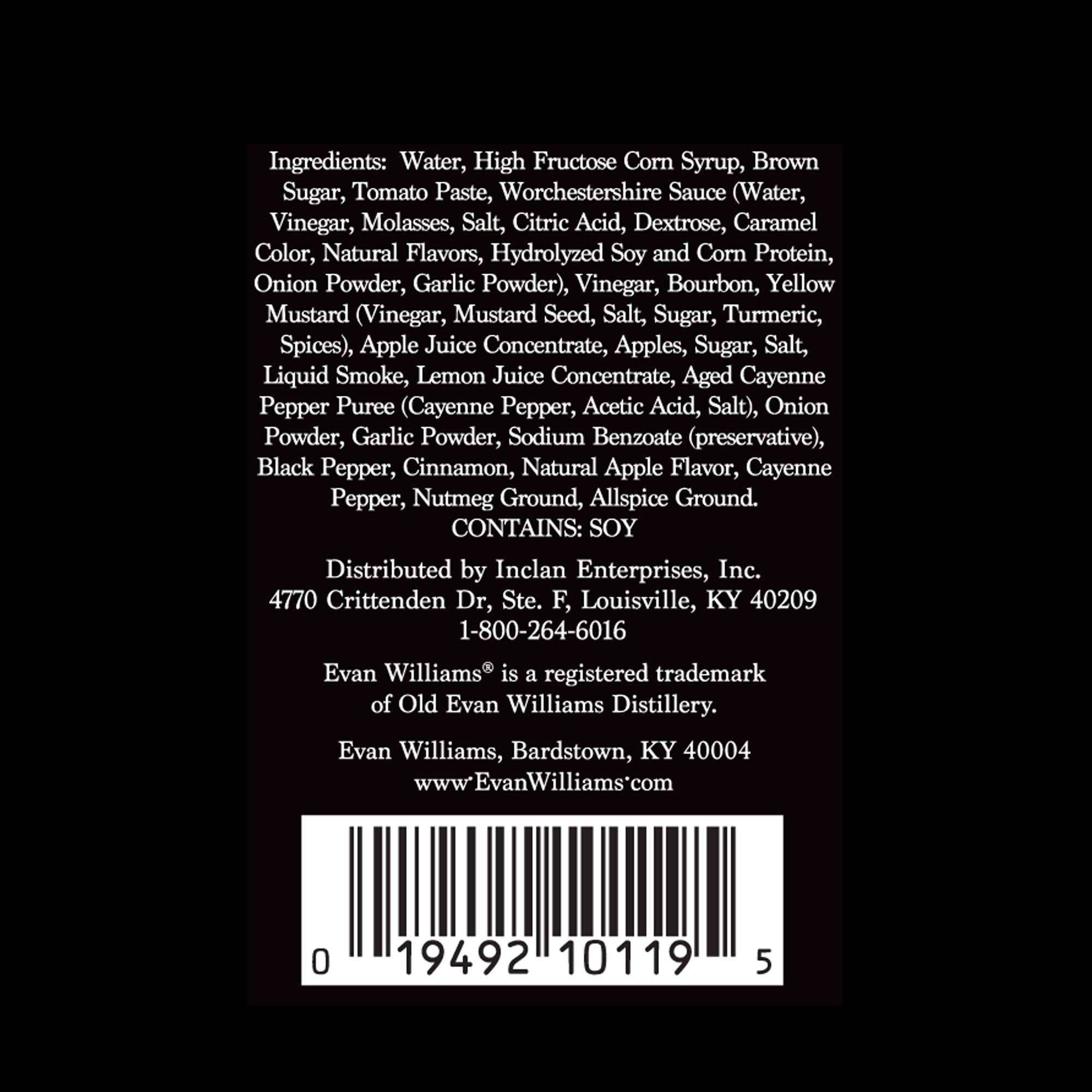 Bourbon Country Products – wholesale BBQ-sås – Evan Williams kryddig äppelgrillsås4