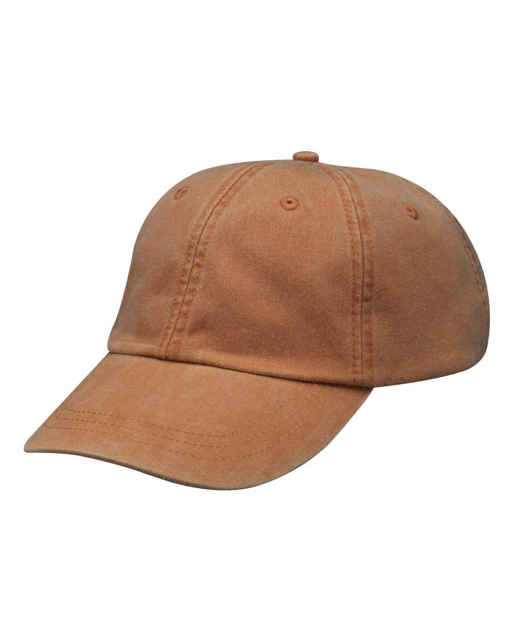 Gracie Designs - Wholesale Baseball Cap - Unisex - Custom Pigment Dyed Dad Cap – Chainstitch Text Hat12