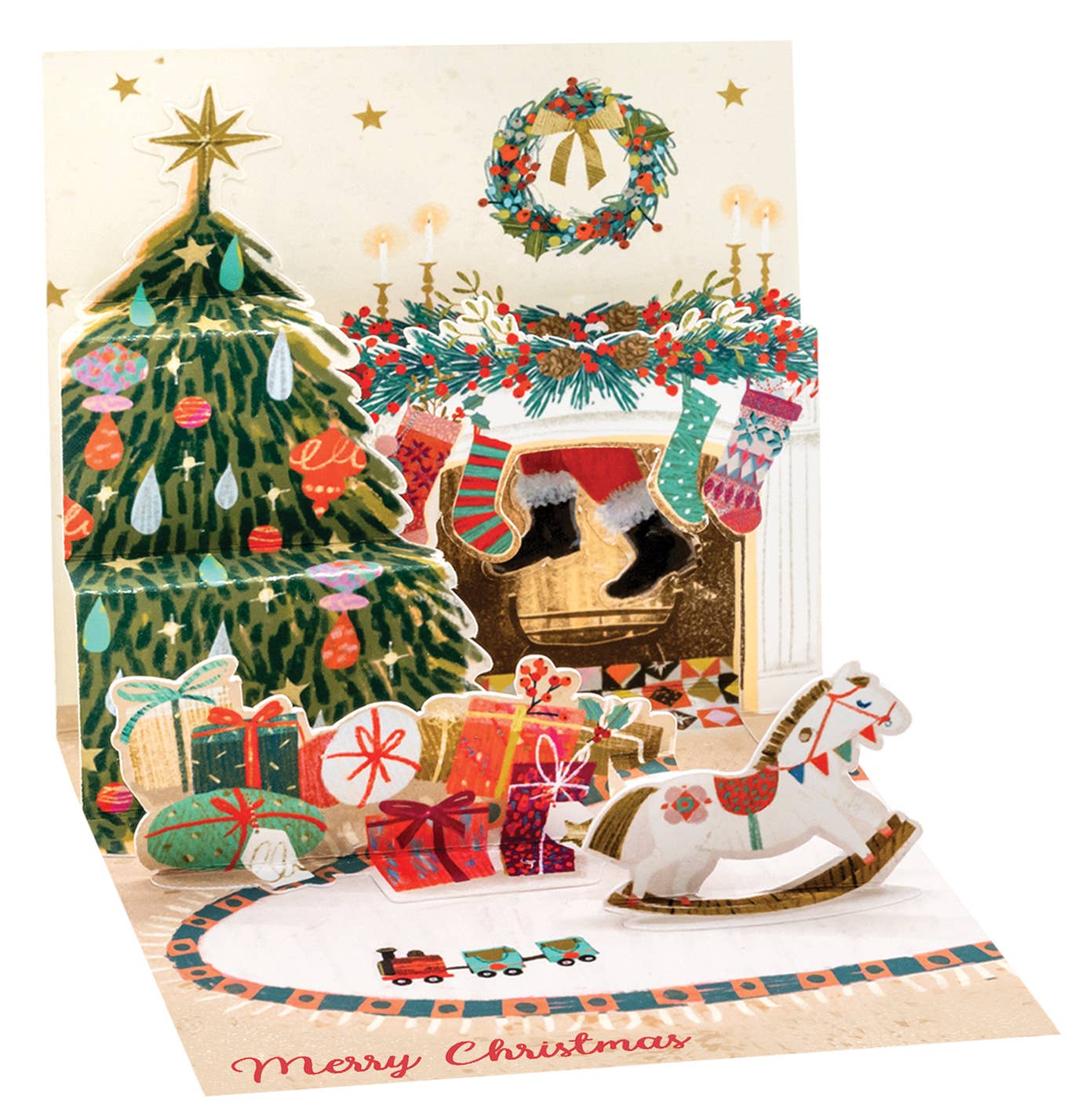Up With Paper - Wholesale Christmas Card - Christmas Mini Pop-up Card Display - Display with 111 Cards3