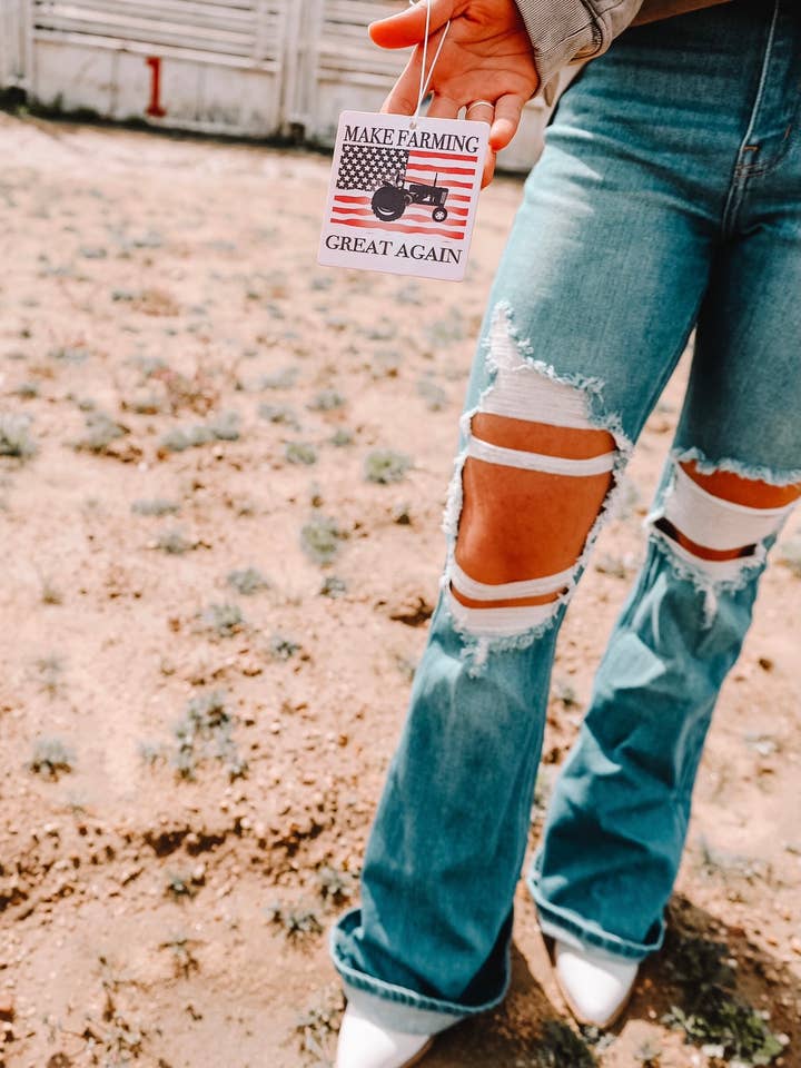 Make Farming Great Again Air Freshener and other Purchase Wholesale raise them rural. Free Returns & Net 60 Terms on Faire trending on Faire.